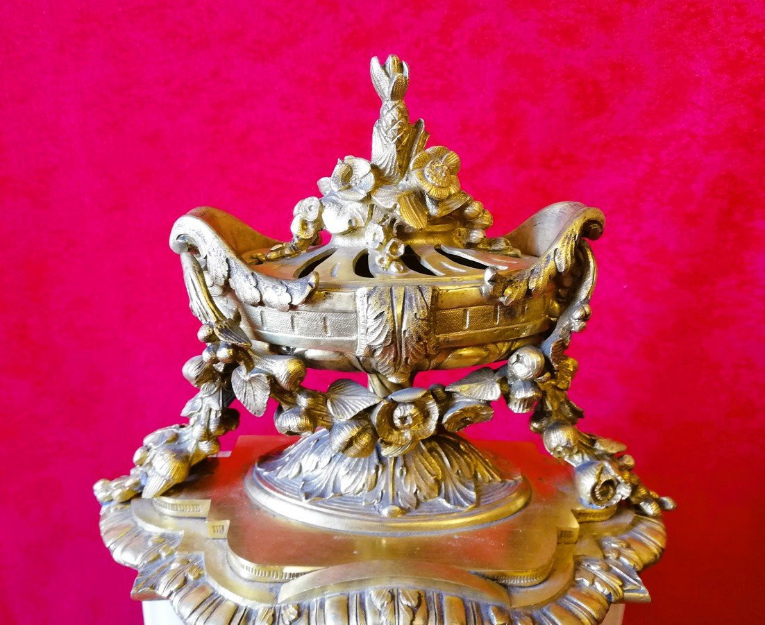 Pendule 19ème siècle DENIERE -photo-2