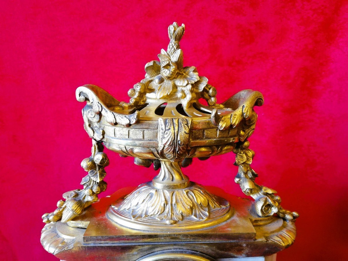 Pendule 19ème siècle DENIERE -photo-3