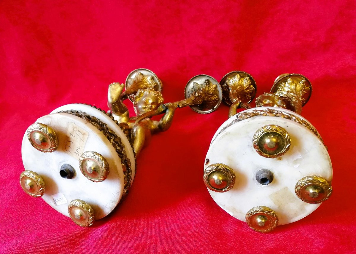 Garniture de cheminée Napoléon III-photo-8