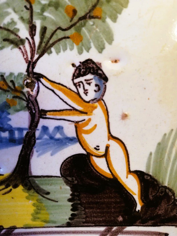 Nevers Plate, 18th Century-photo-3