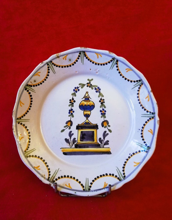 Nevers Plate, 18th Century 