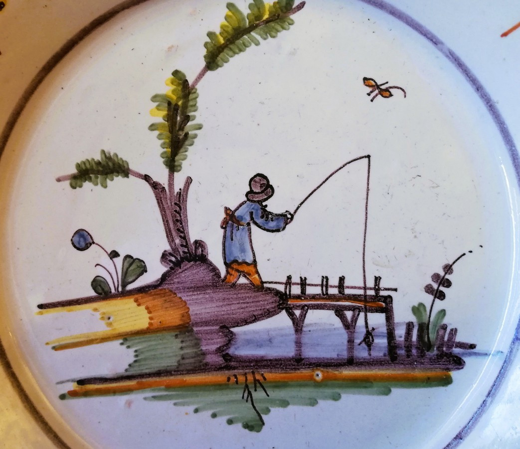18th Century Nevers Plate  -photo-2