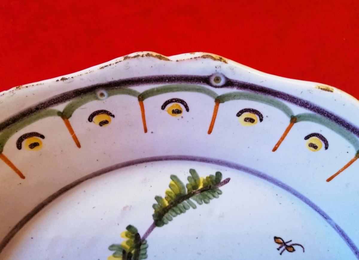 18th Century Nevers Plate  -photo-2