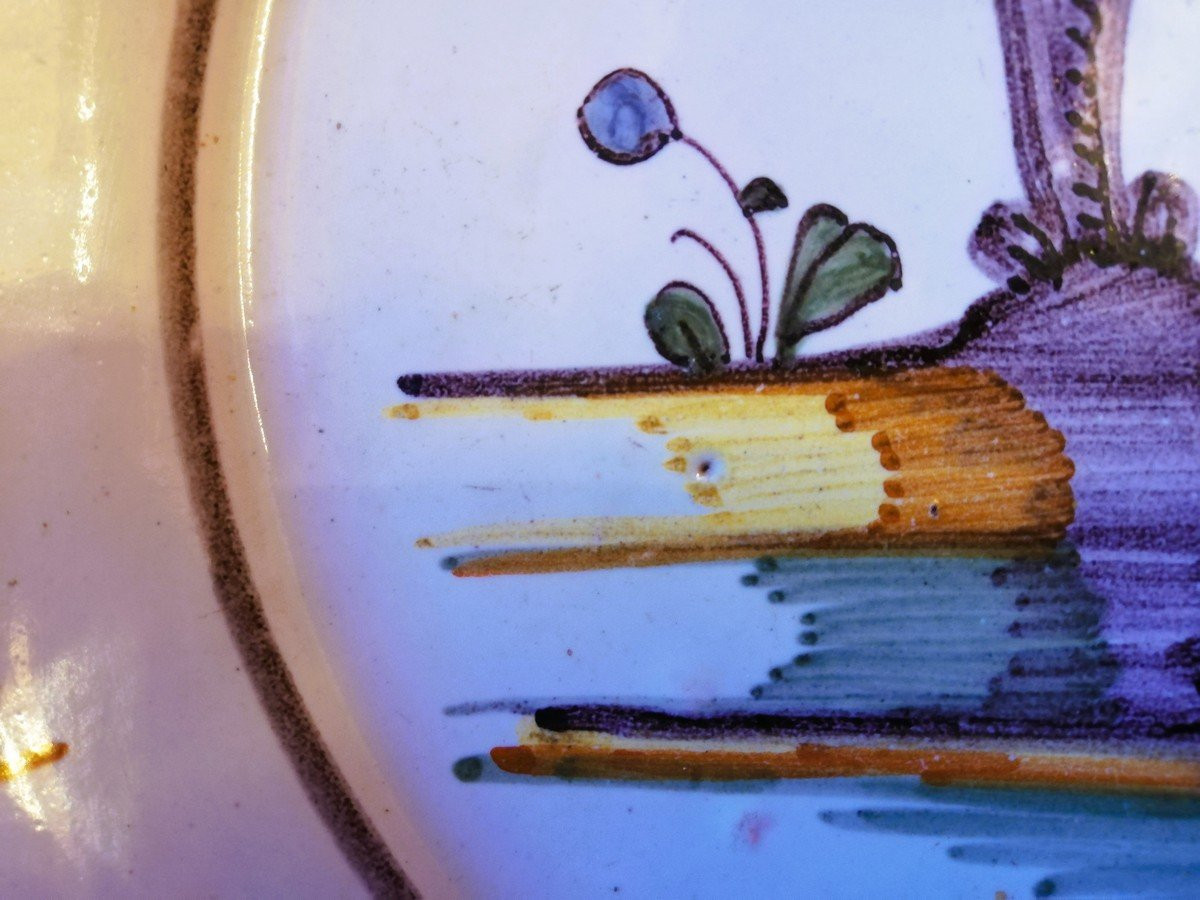 18th Century Nevers Plate  -photo-4