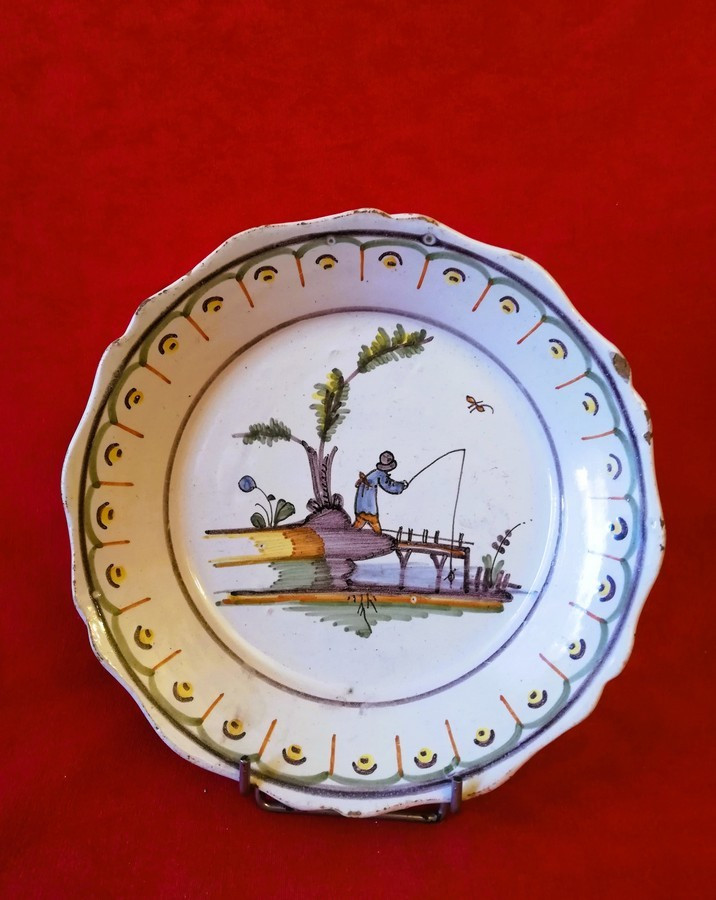 18th Century Nevers Plate  