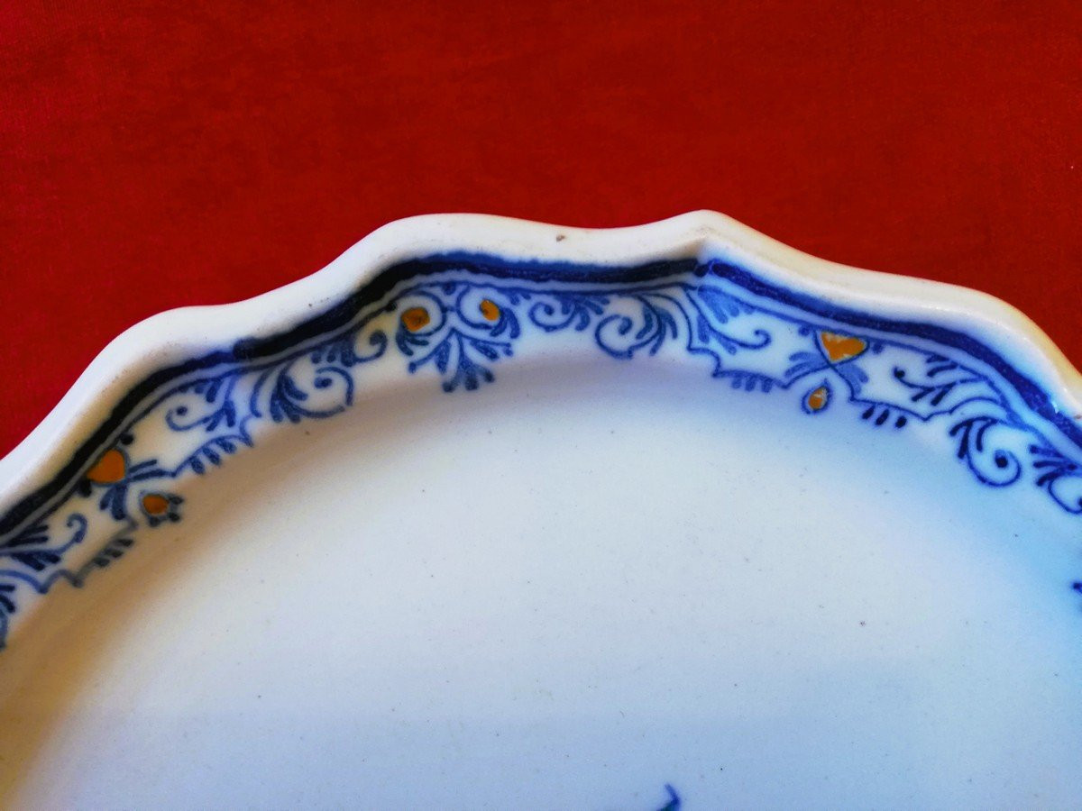 Moustiers Plate, 18th Century  -photo-4