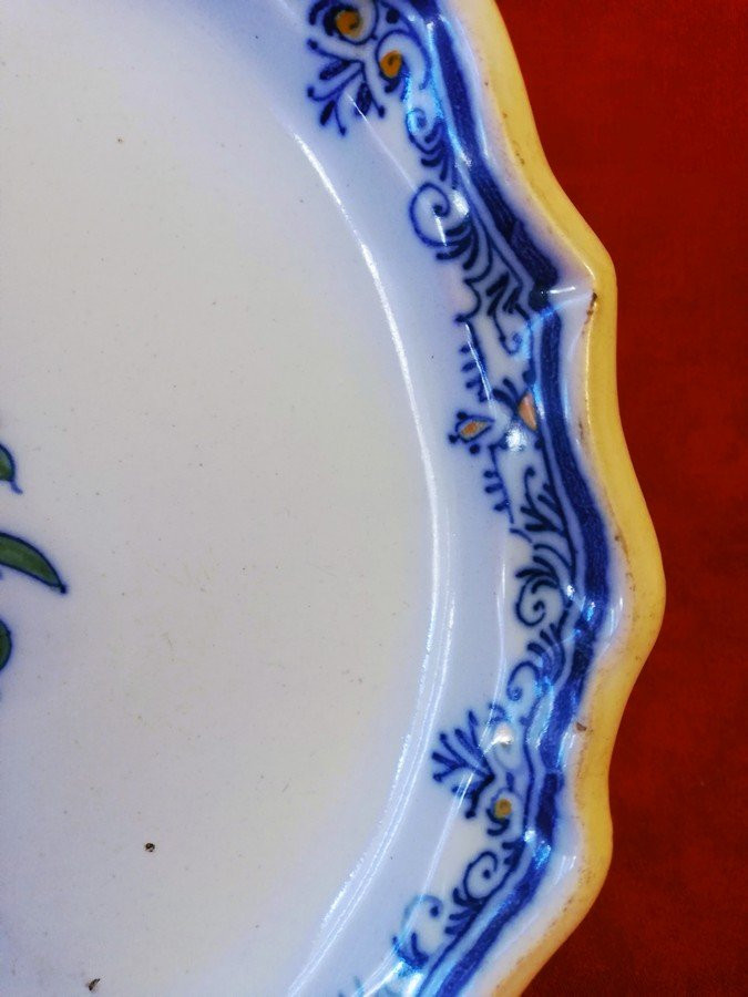 Moustiers Plate, 18th Century  -photo-2