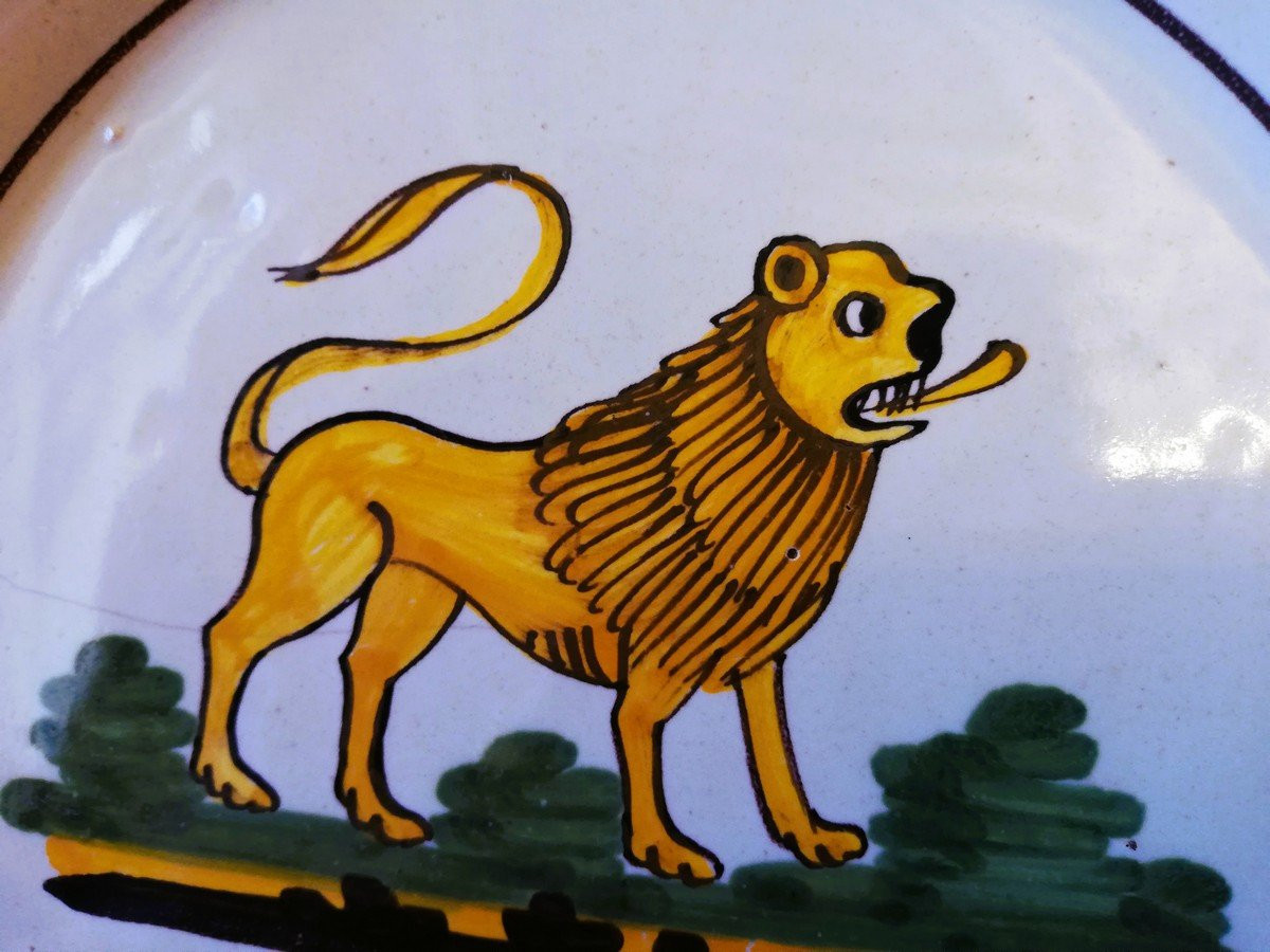 Nevers Plate, 18th Century-photo-2