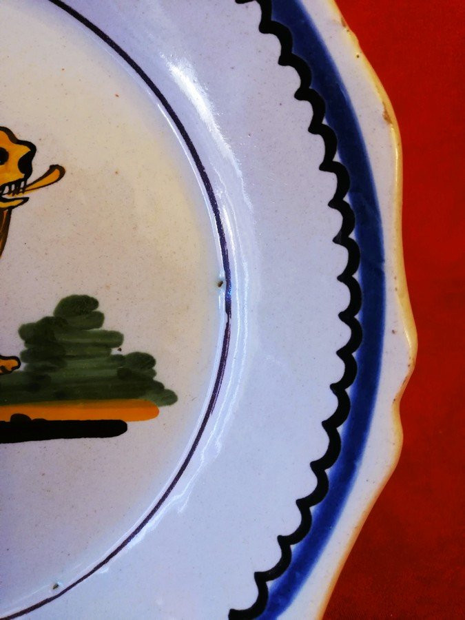 Nevers Plate, 18th Century-photo-1