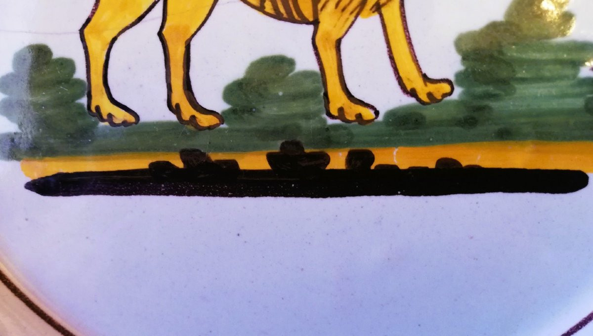 Nevers Plate, 18th Century-photo-3