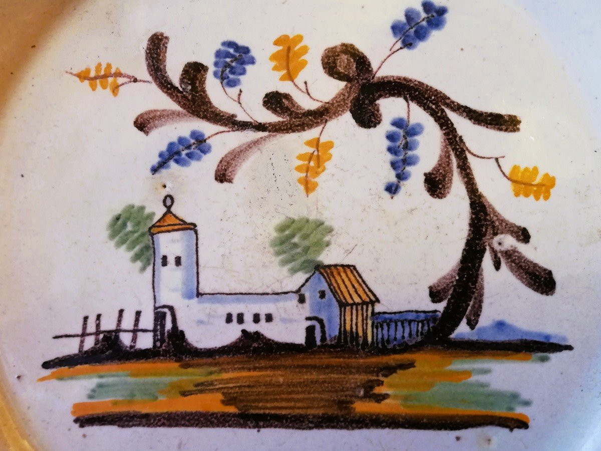 18th Century Nevers Plate -photo-2