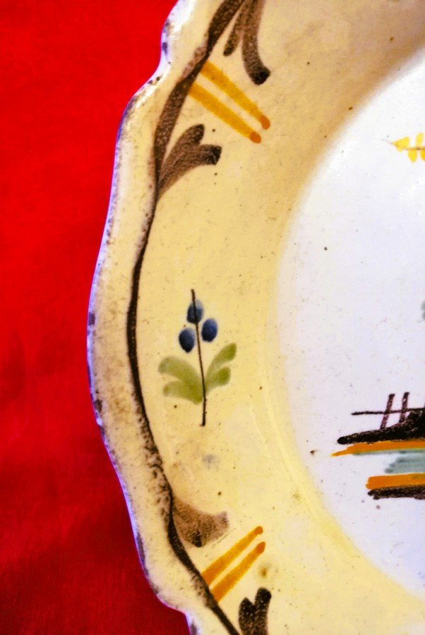 18th Century Nevers Plate -photo-3