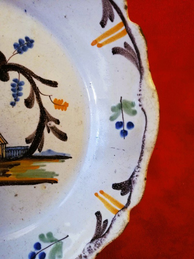 18th Century Nevers Plate -photo-1