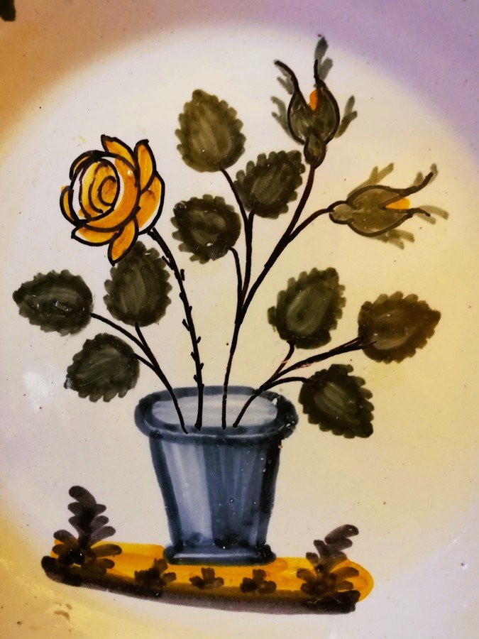 18th Century Soup Plate From Nevers -photo-2