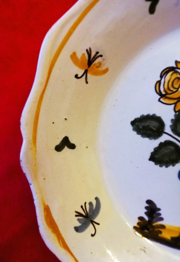 18th Century Soup Plate From Nevers -photo-3