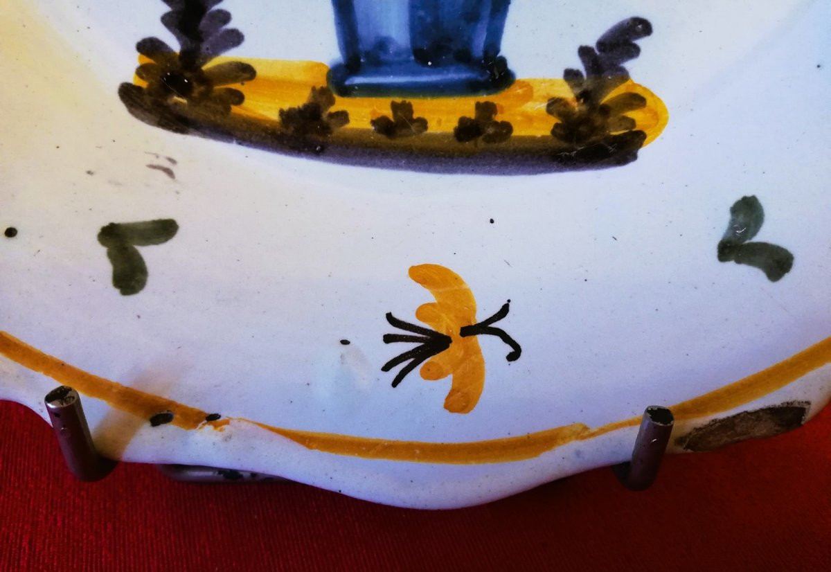 18th Century Soup Plate From Nevers -photo-2