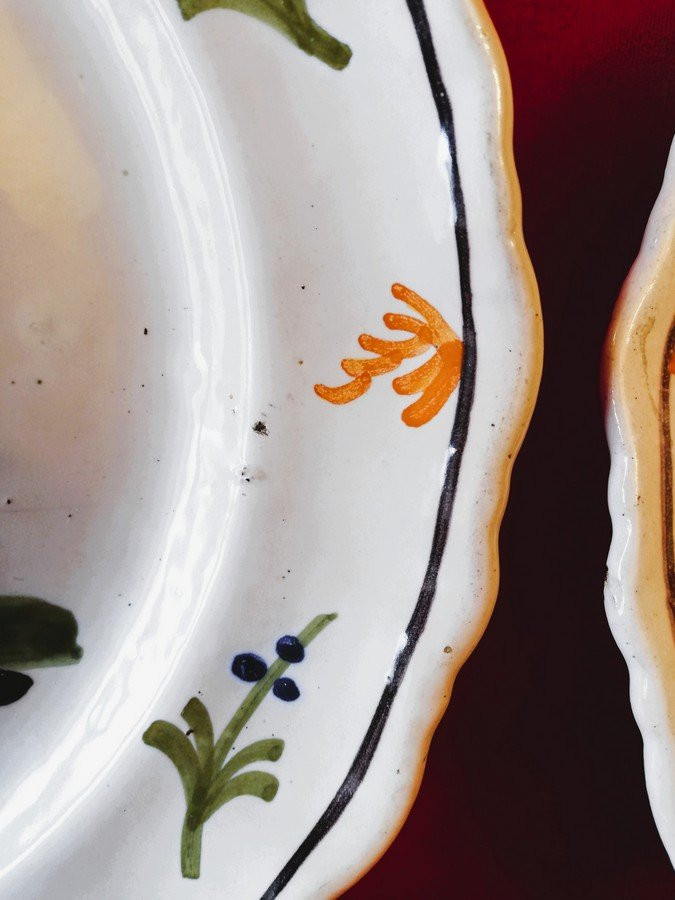 Pair Of 18th-century Plates  -photo-2