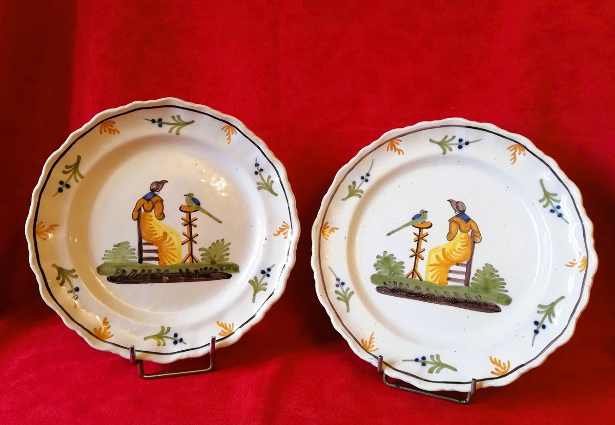 Pair Of 18th-century Plates  