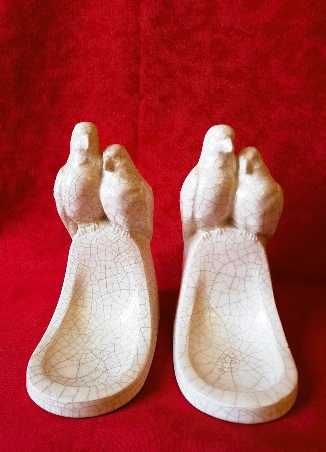 Paire de serre livres Art Déco -photo-3