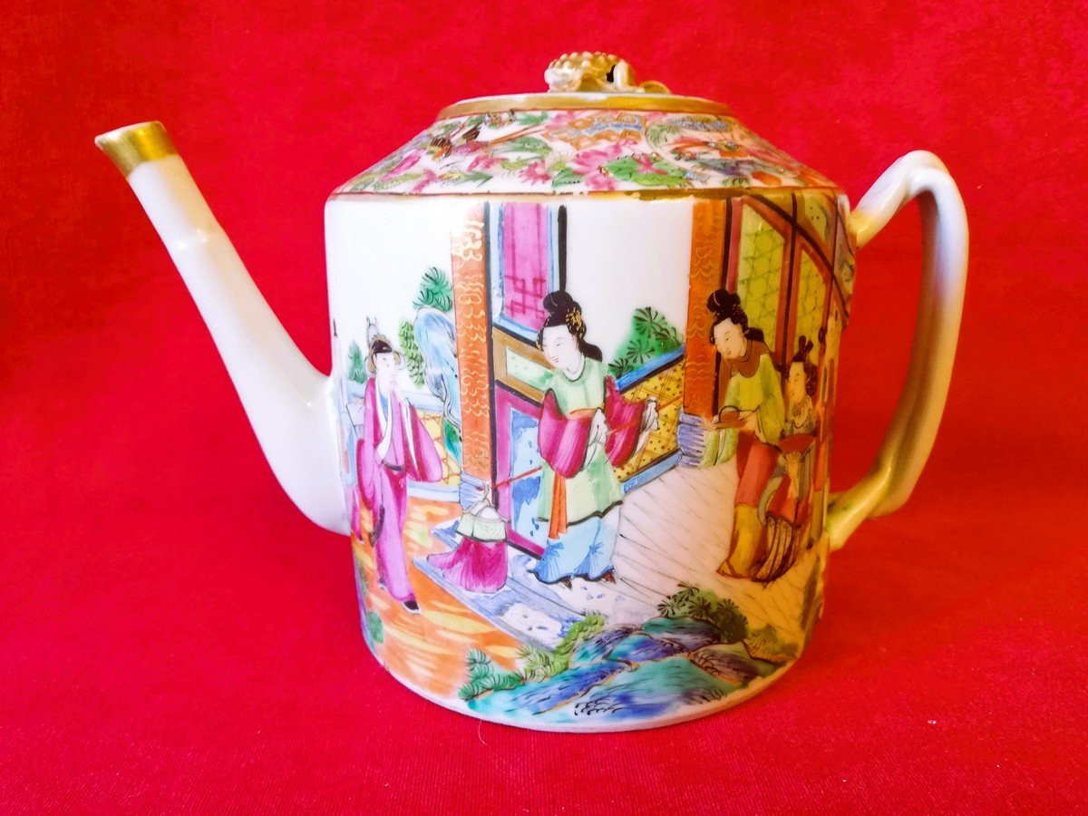 Théière de la Chine CANTON -photo-2