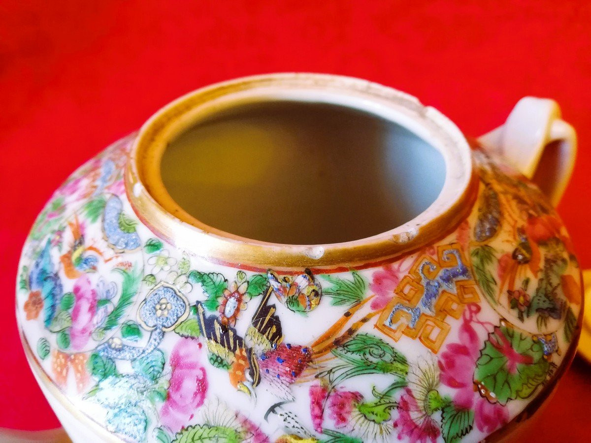 Théière de la Chine CANTON -photo-4