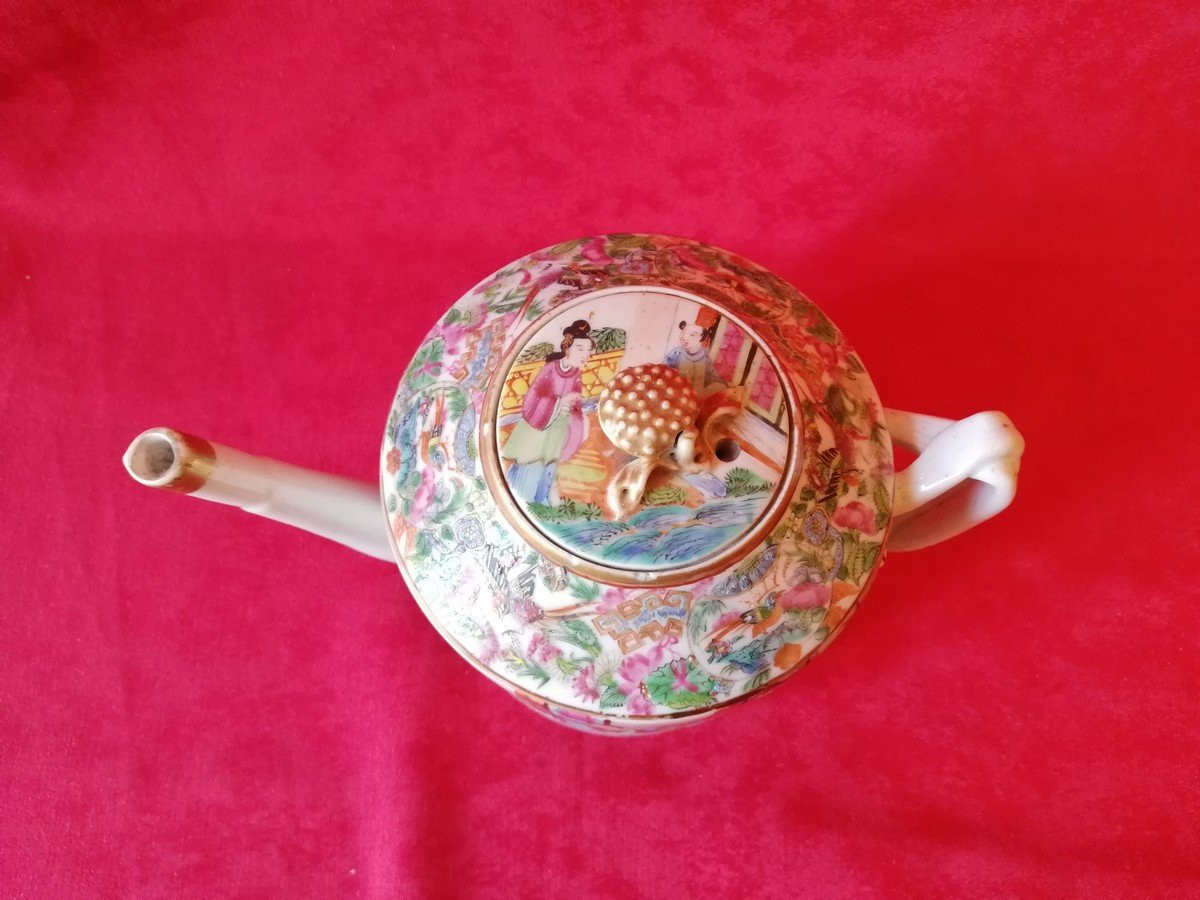 Théière de la Chine CANTON -photo-5