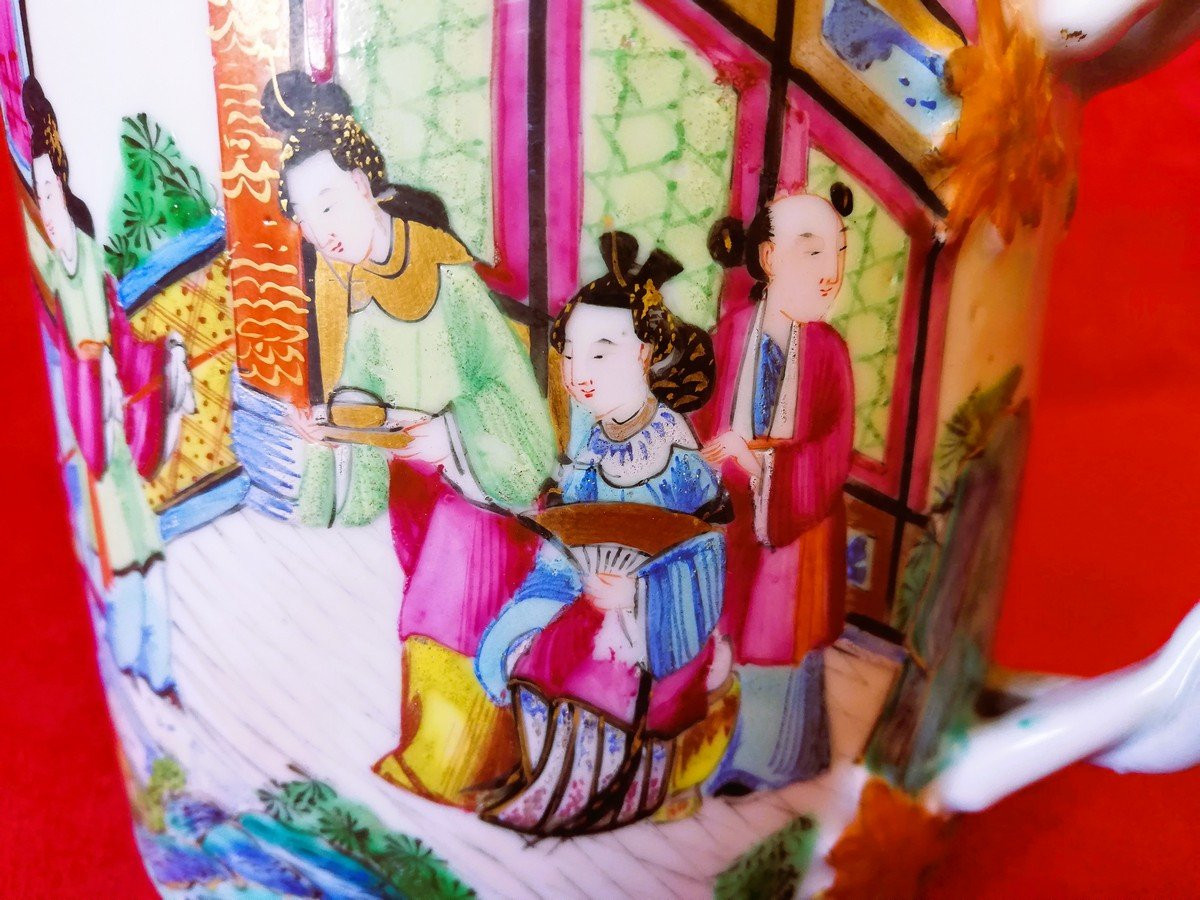 Théière de la Chine CANTON -photo-6