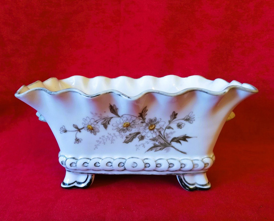 Jardinière rectangulaire en porcelaine -photo-4