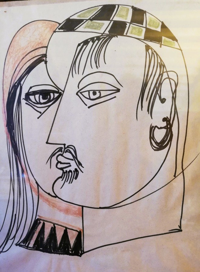 Ink Drawing With Added Highlights -photo-2