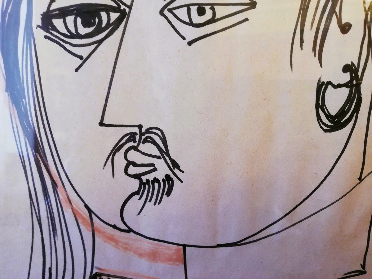 Ink Drawing With Added Highlights -photo-4