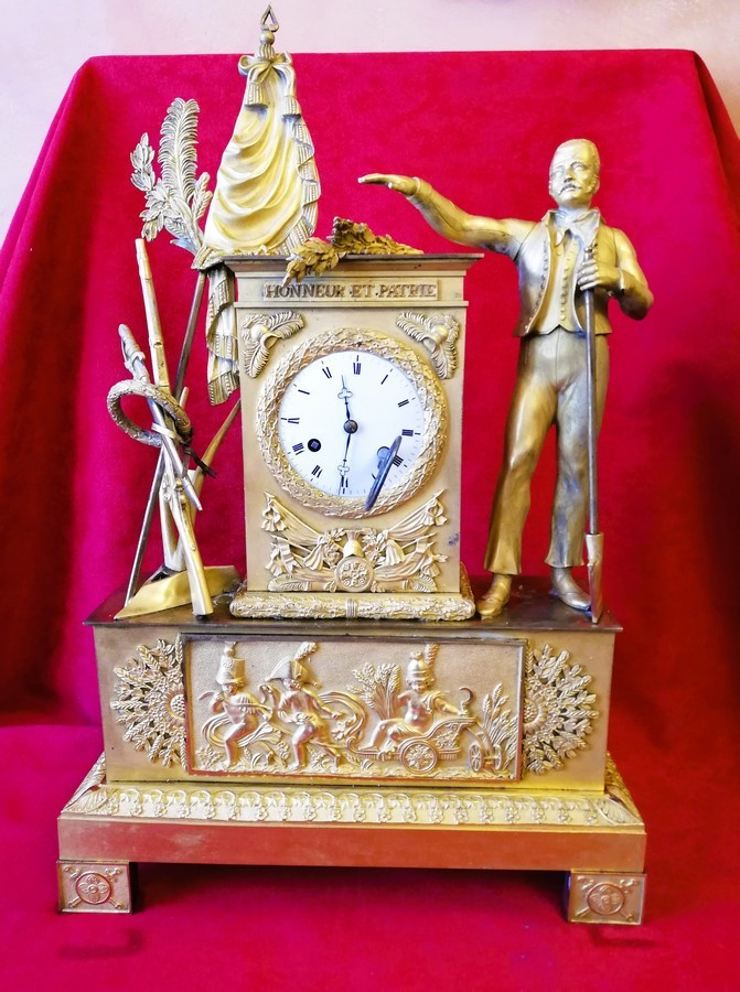 Gilt Bronze Clock