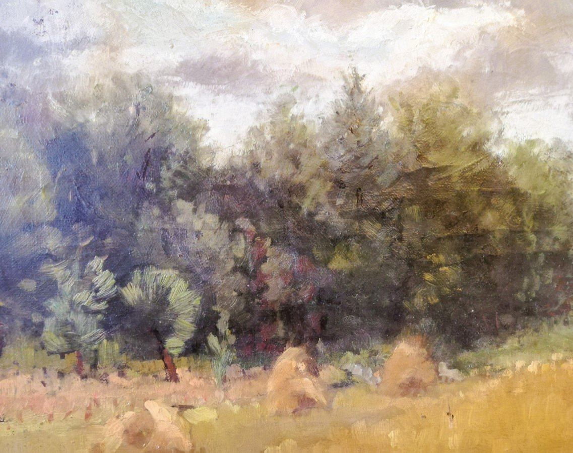 Huile sur toile encadrée -photo-4