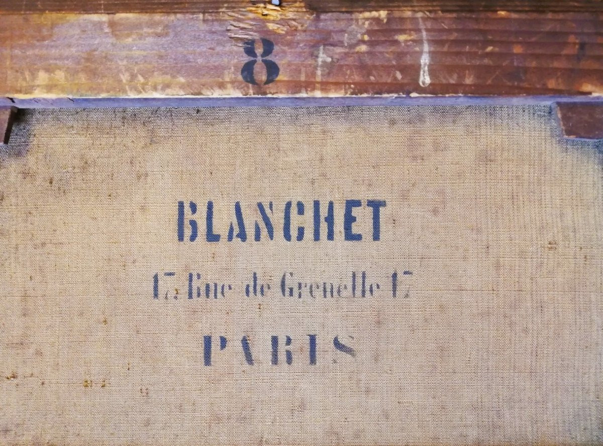 Huile sur toile encadrée -photo-6