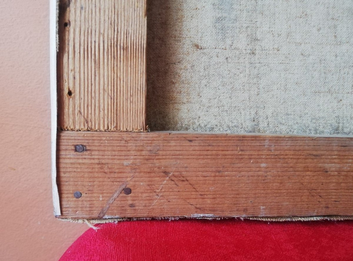 Oil On Canvas Signed-photo-5