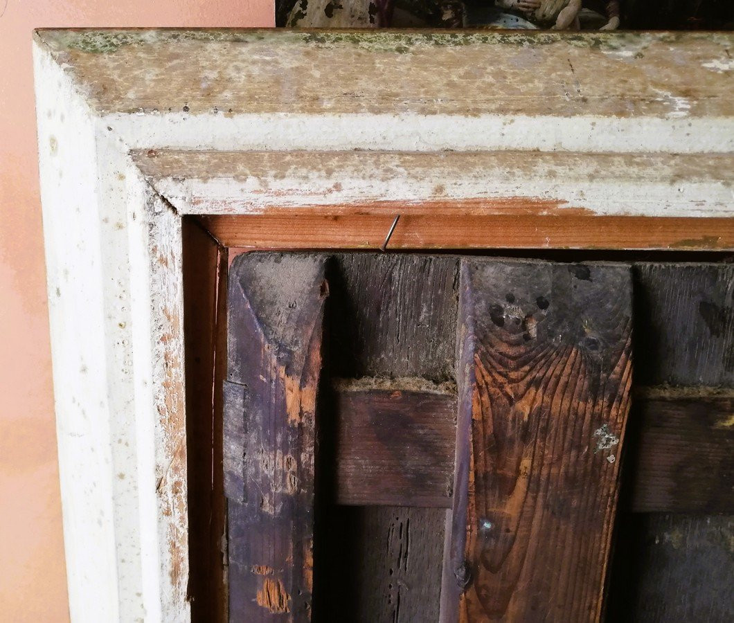 Huile sur panneau 17ème siècle -photo-5