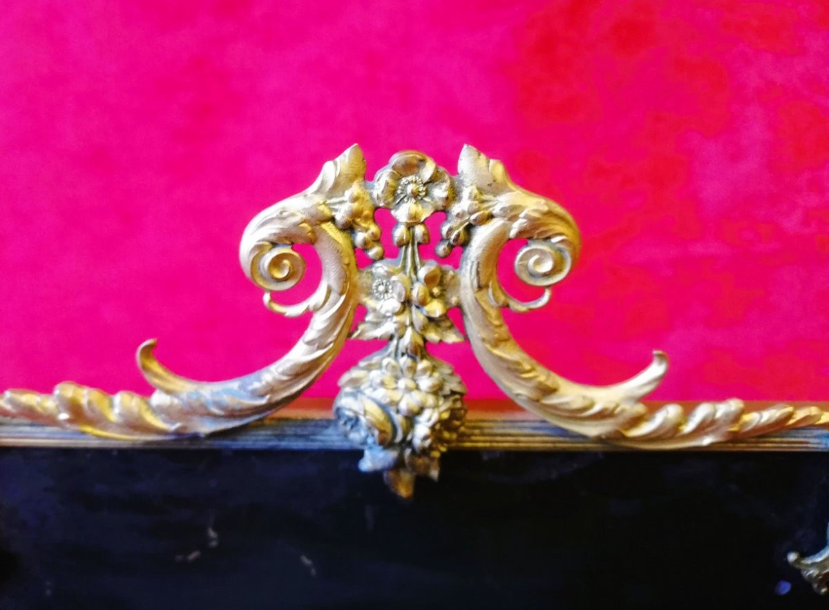 Porte lettres en bronze doré -photo-3