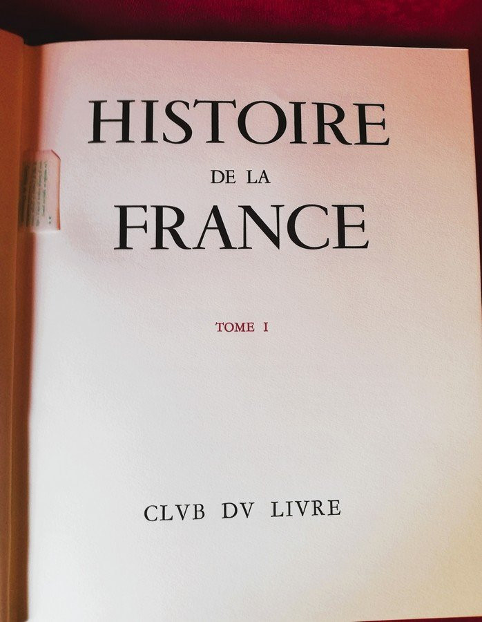 Histoire de la France en 4 volumes sous emboitages   -photo-4