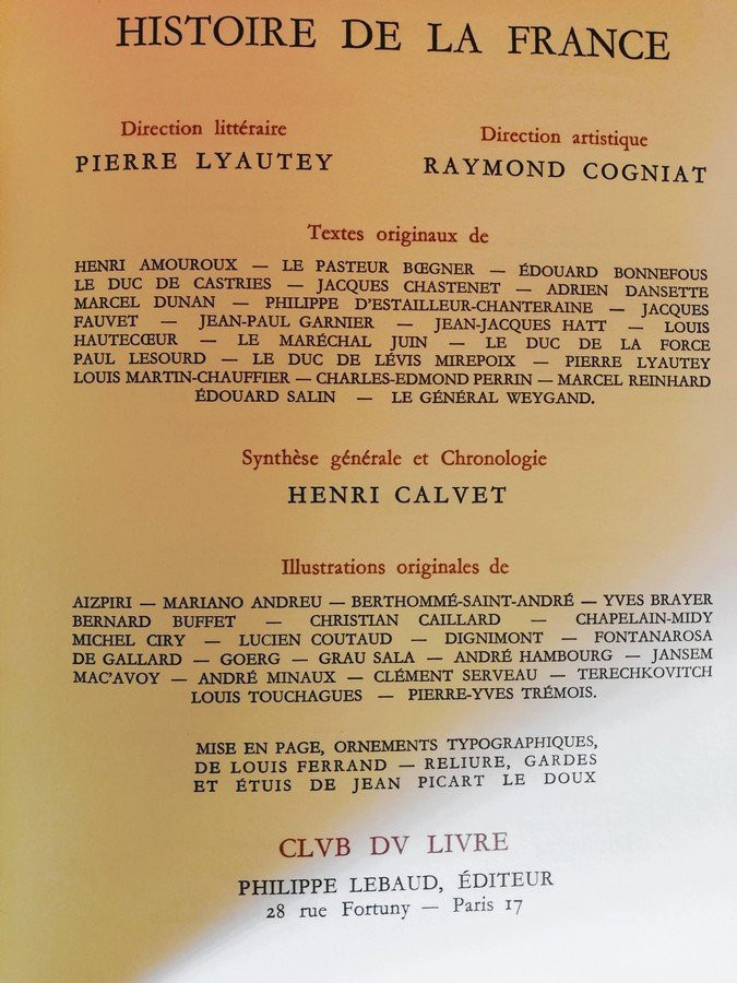 Histoire de la France en 4 volumes sous emboitages   -photo-1