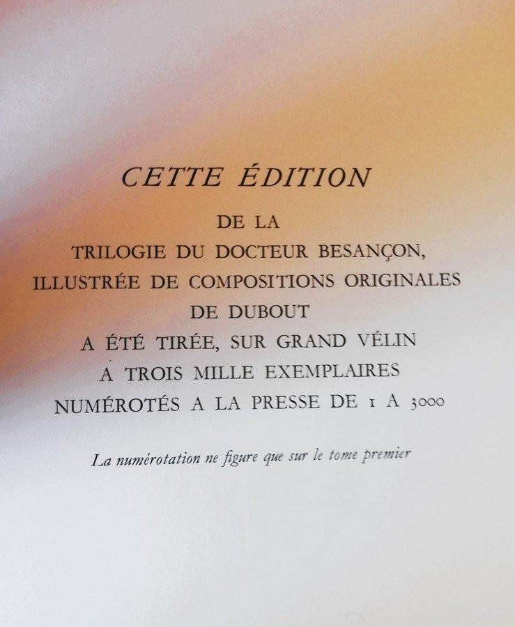 Three Interlocking Books By Docteur Besançon, Illustrated By Dubout-photo-4