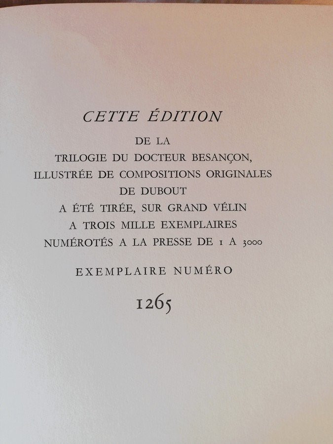 Three Interlocking Books By Docteur Besançon, Illustrated By Dubout-photo-7
