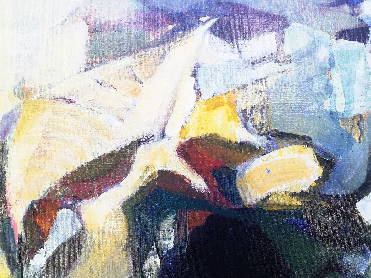 Huile sur toile BORDEAUX le PECQ-photo-4