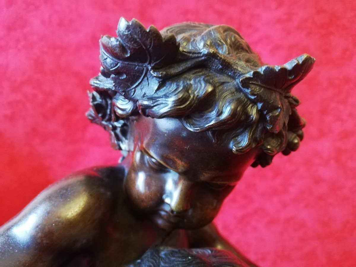 Groupe de deux putti  -photo-4