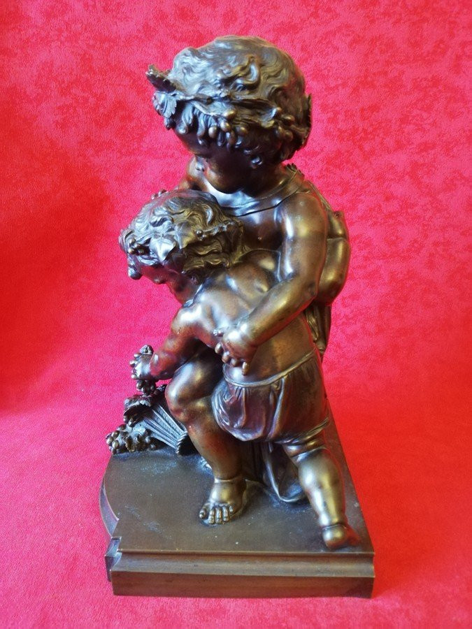 Groupe de deux putti  -photo-2