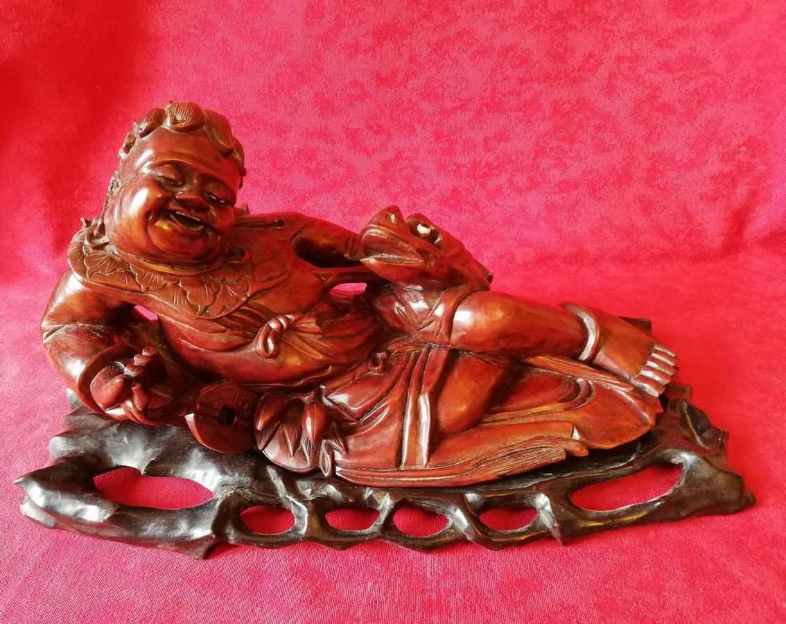 Asian Wooden Divinity