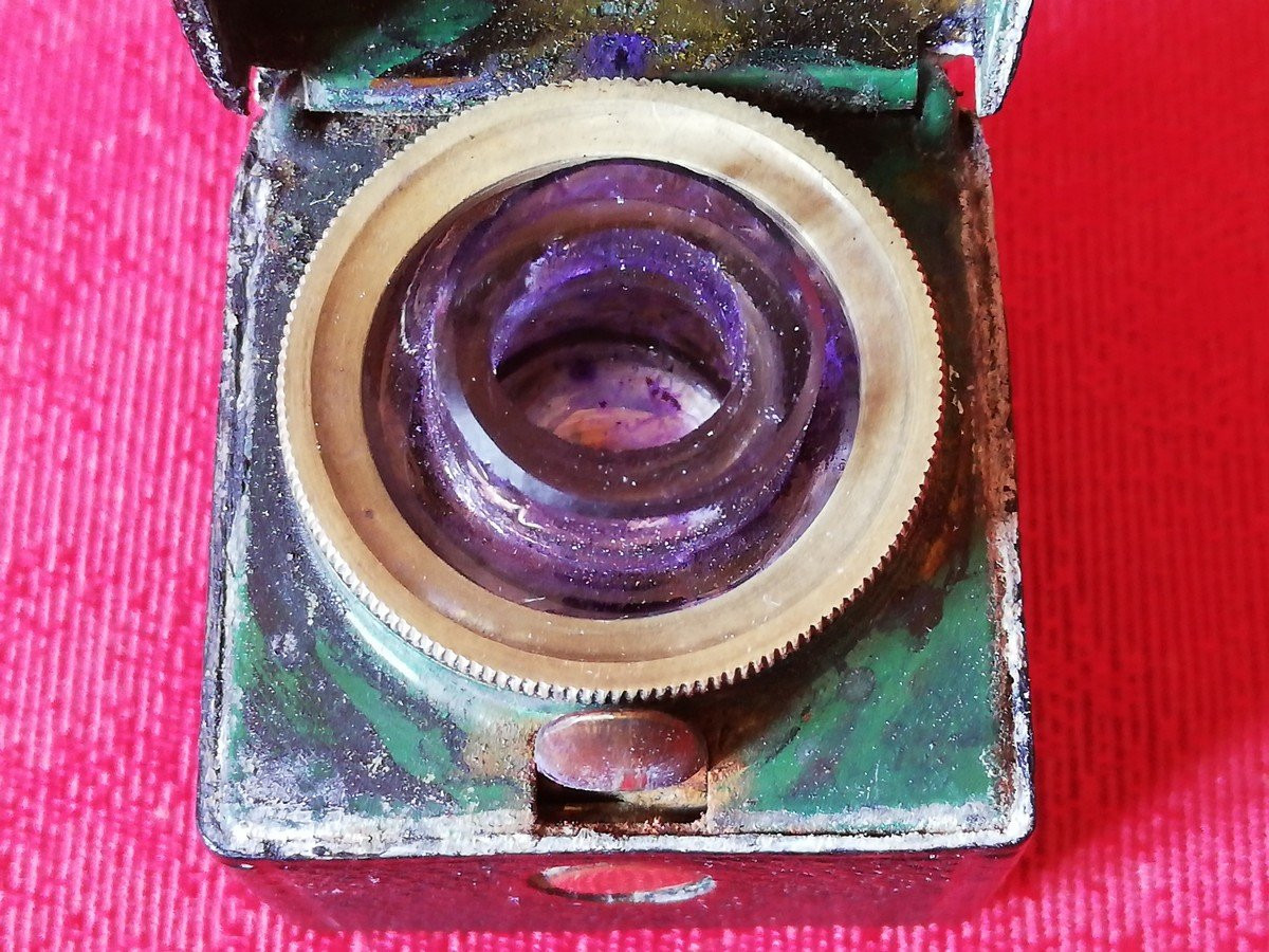 Objet de collection cuir et argent -photo-4