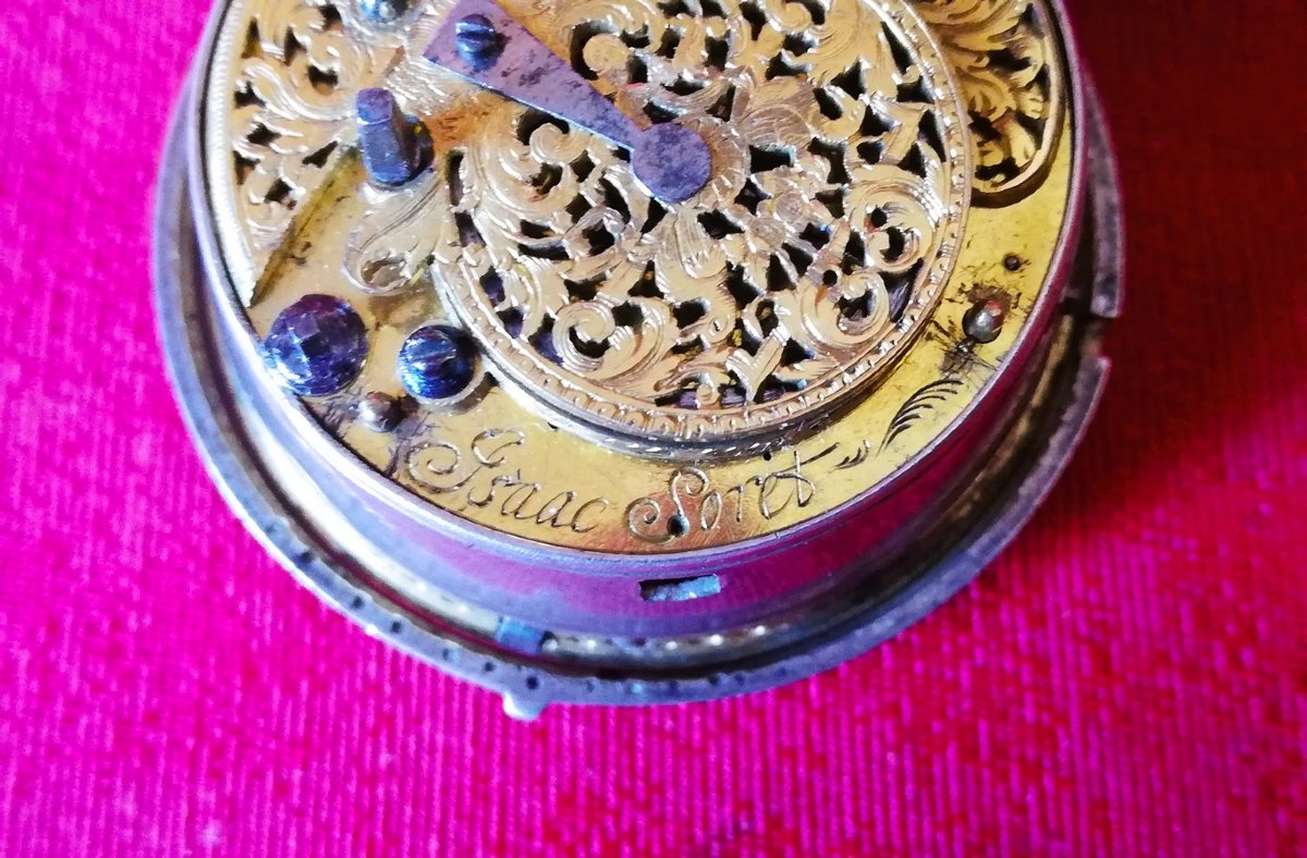 18th Century Onion Watch With Striking Mechanism-photo-8