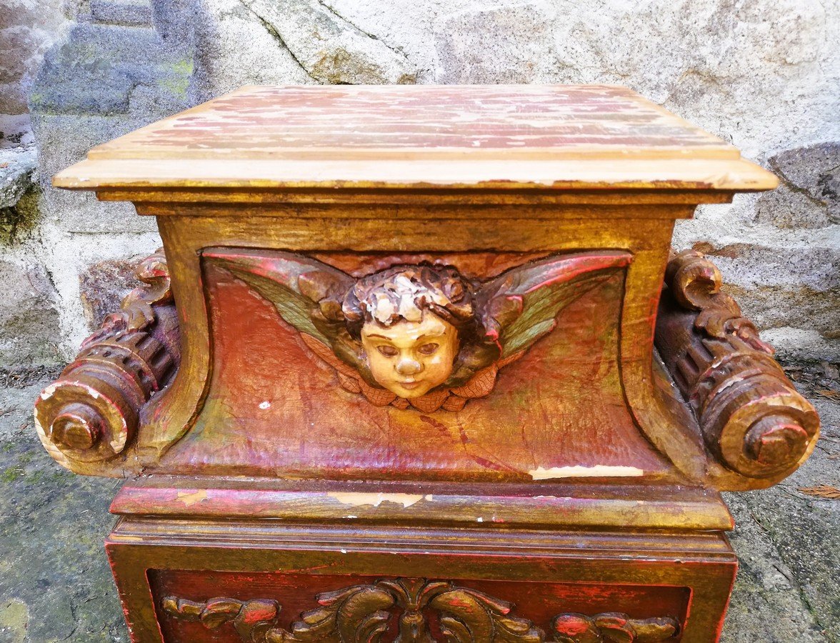 Socle de statue religieuse -photo-2
