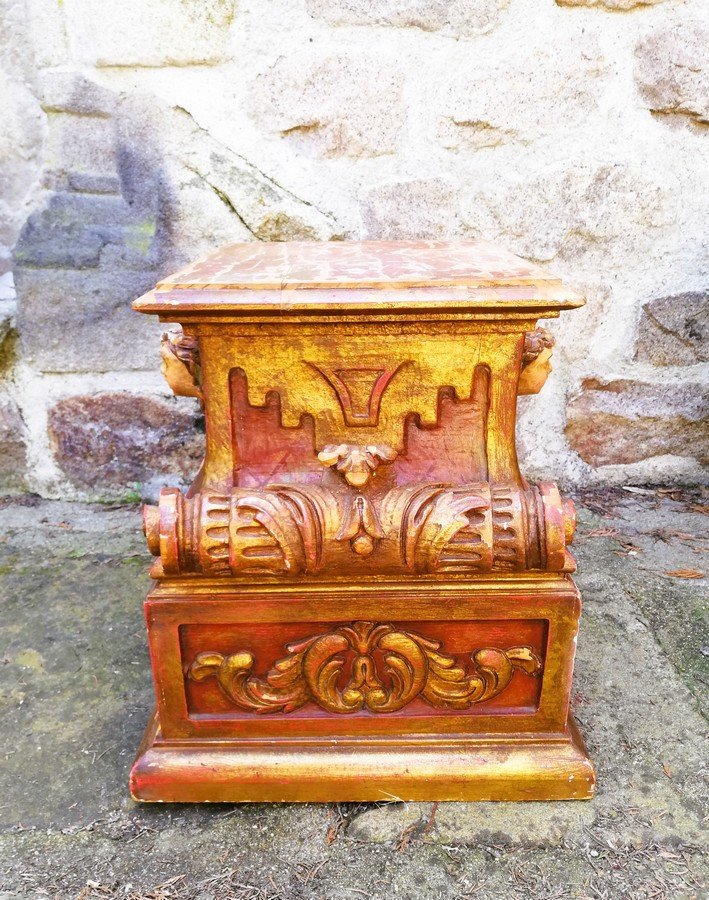 Socle de statue religieuse -photo-3
