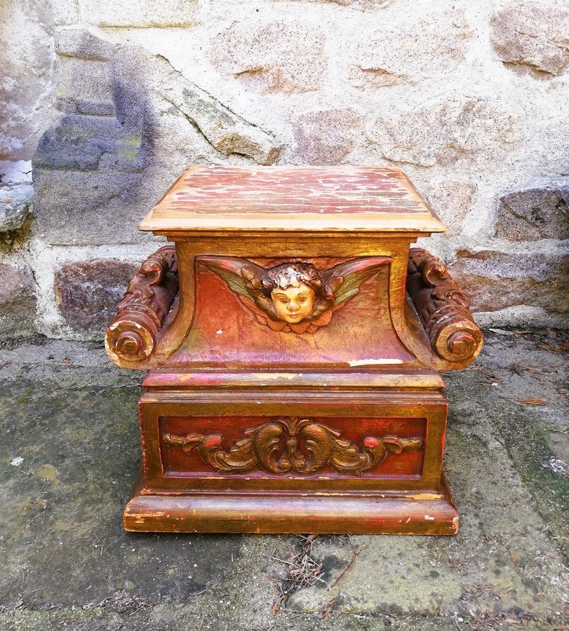 Socle de statue religieuse -photo-2