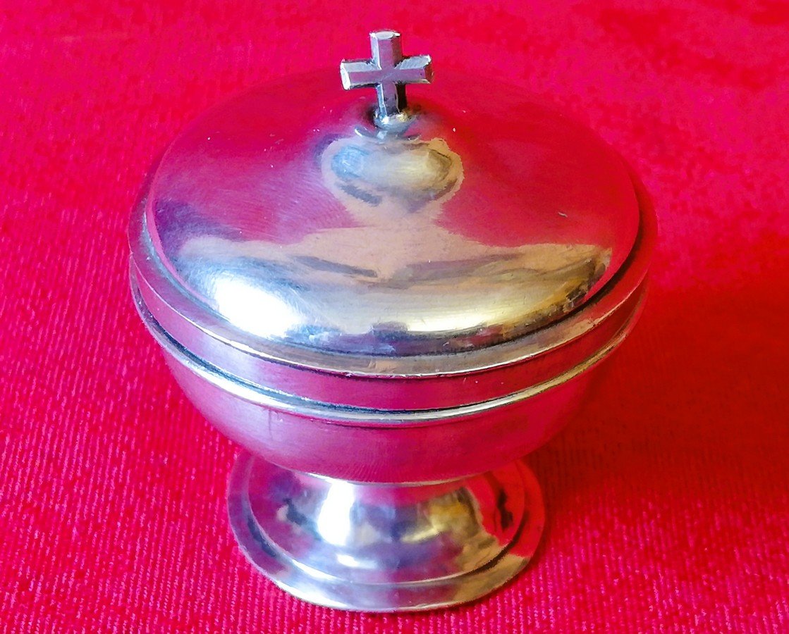 Pièce d'orfèvrerie religieuse époque Empire -photo-3